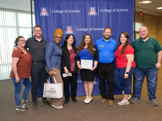 Tina Mendoza and CS Staff