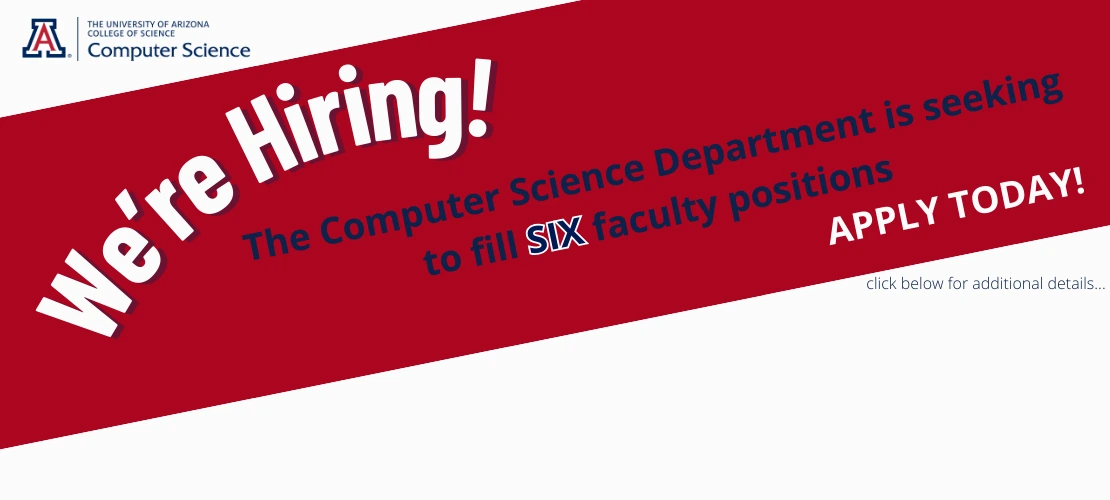 CS is hiring 6 faculty