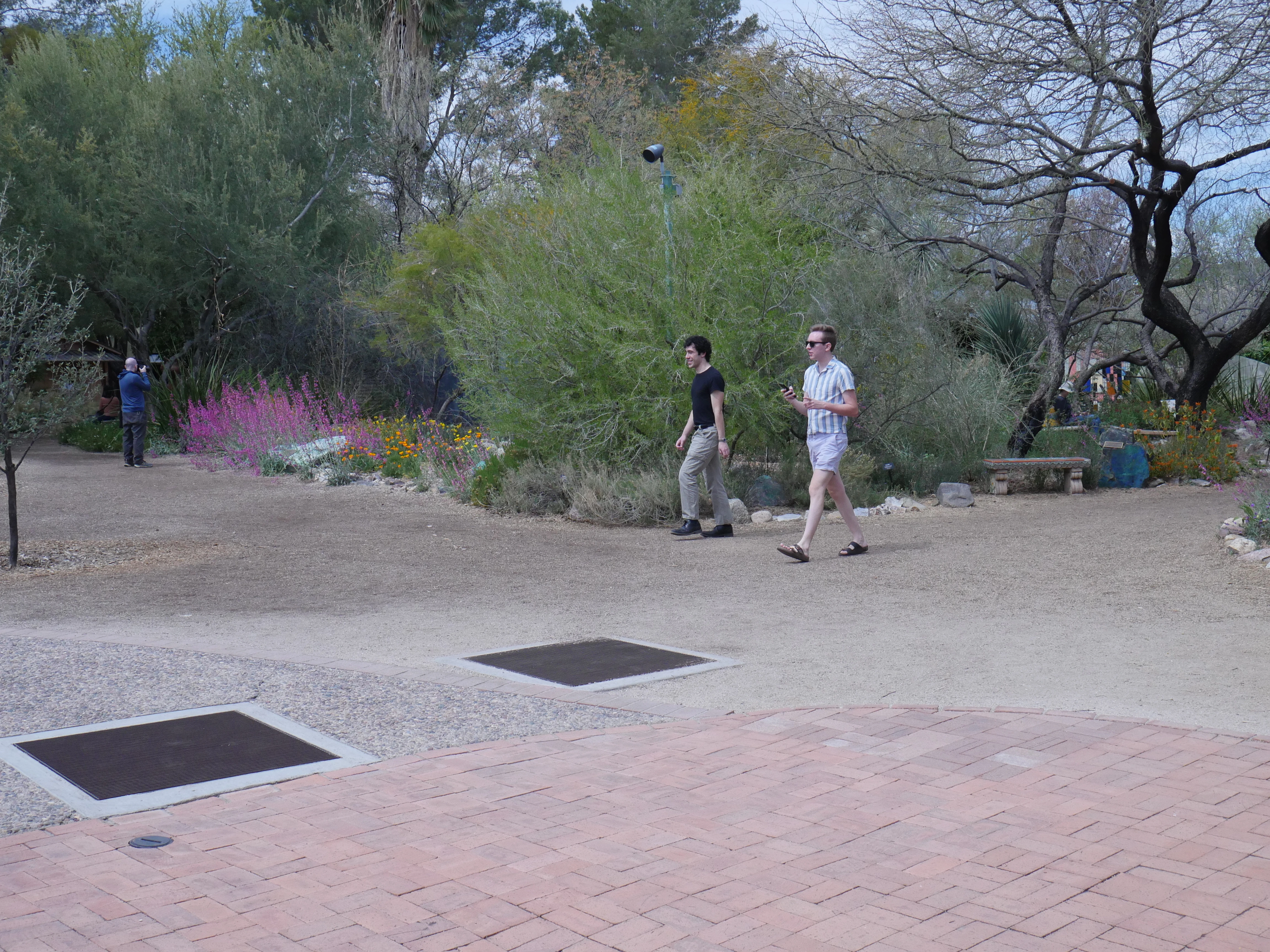 students exploring TBG